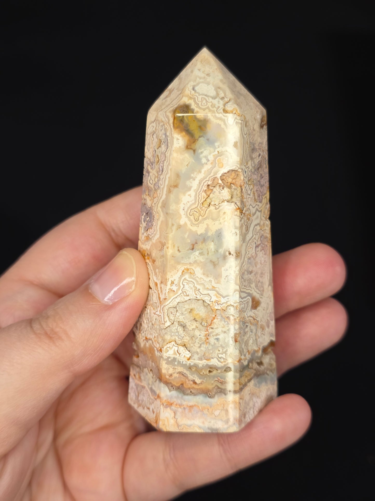 Crazy Lace Agate Tower