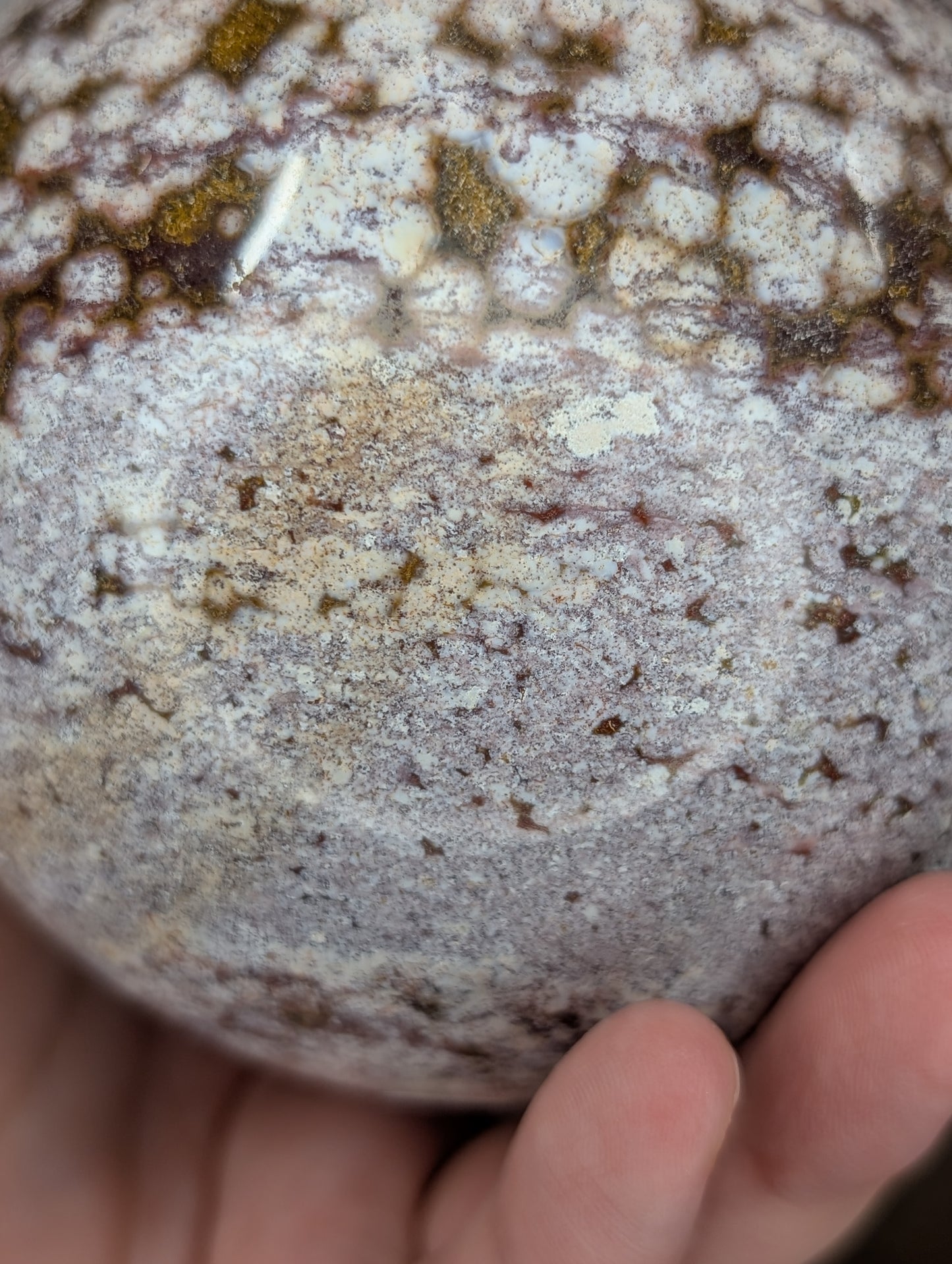 Orbicular Sea Jasper Sphere (BQ21)