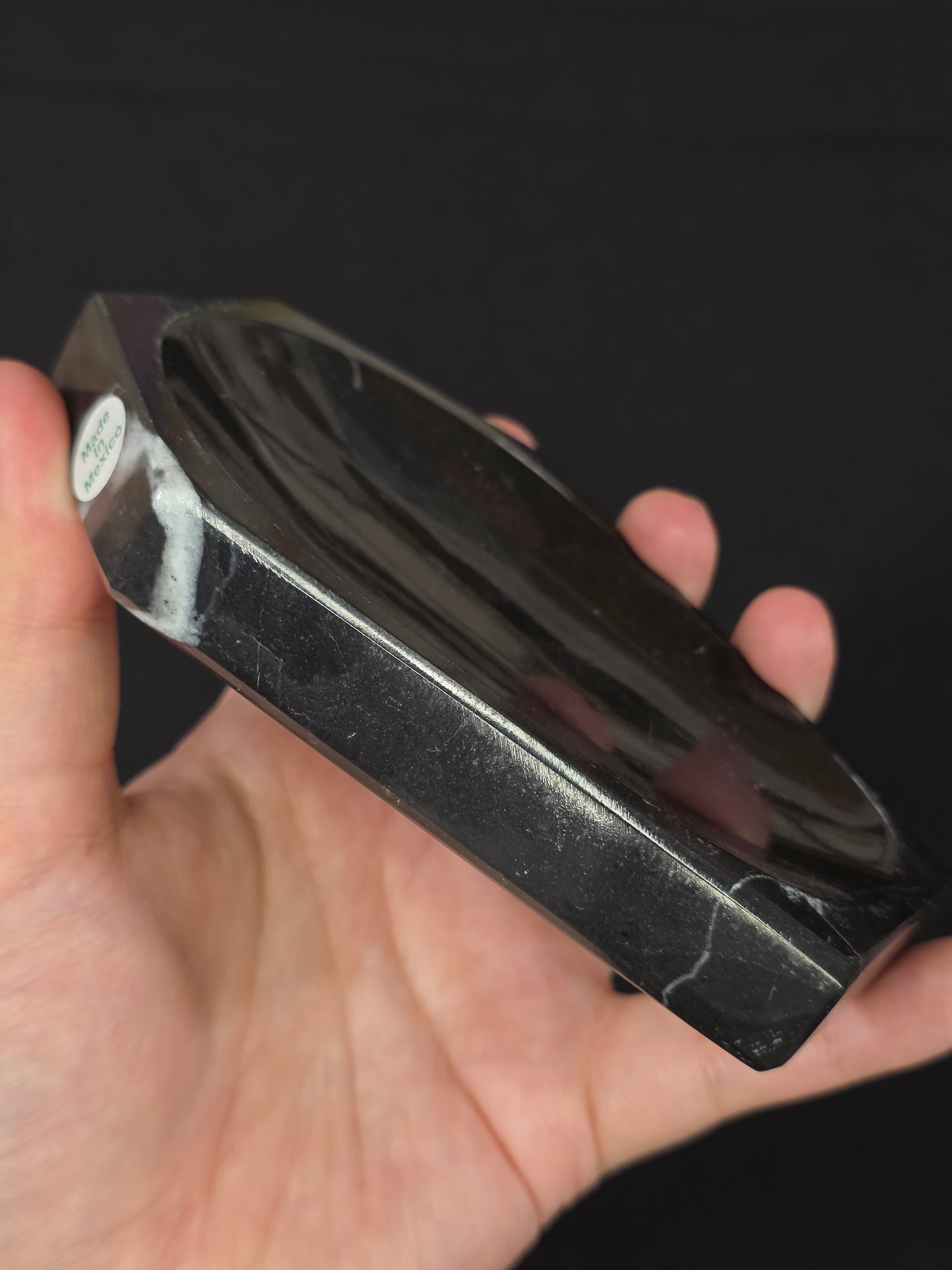 Black Marble Coffin Bowl