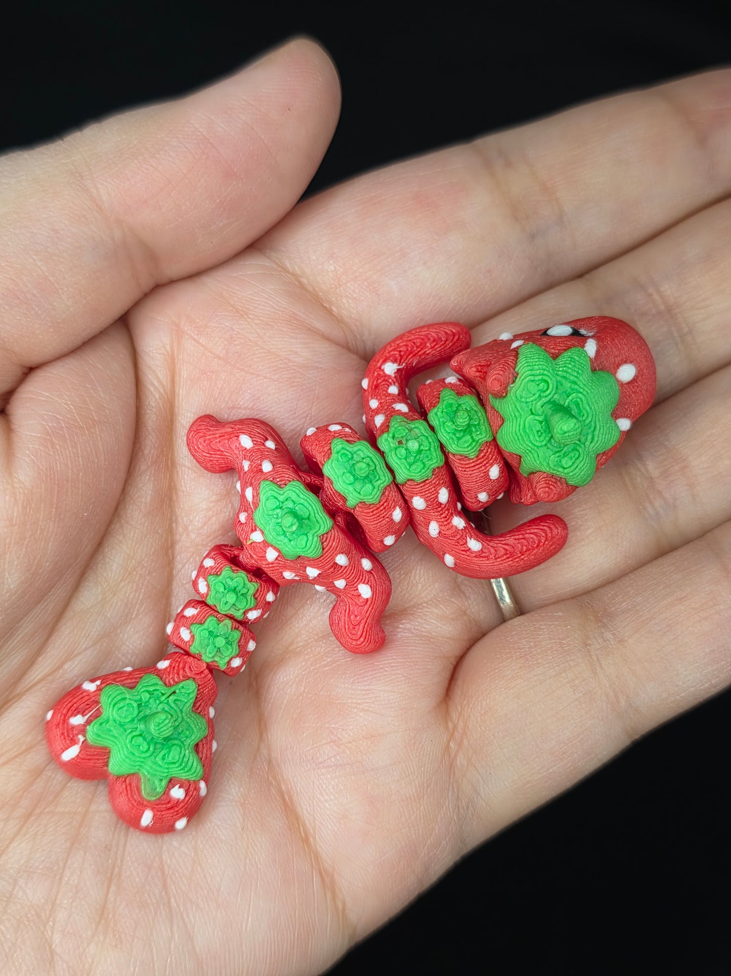 3D Printed Strawberry Dragon