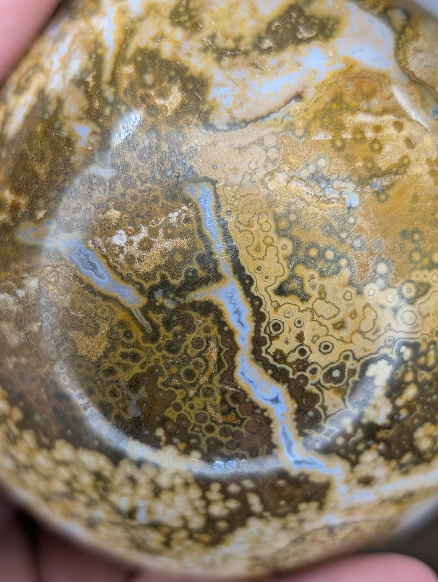 Orbicular Jasper Sphere (G76)