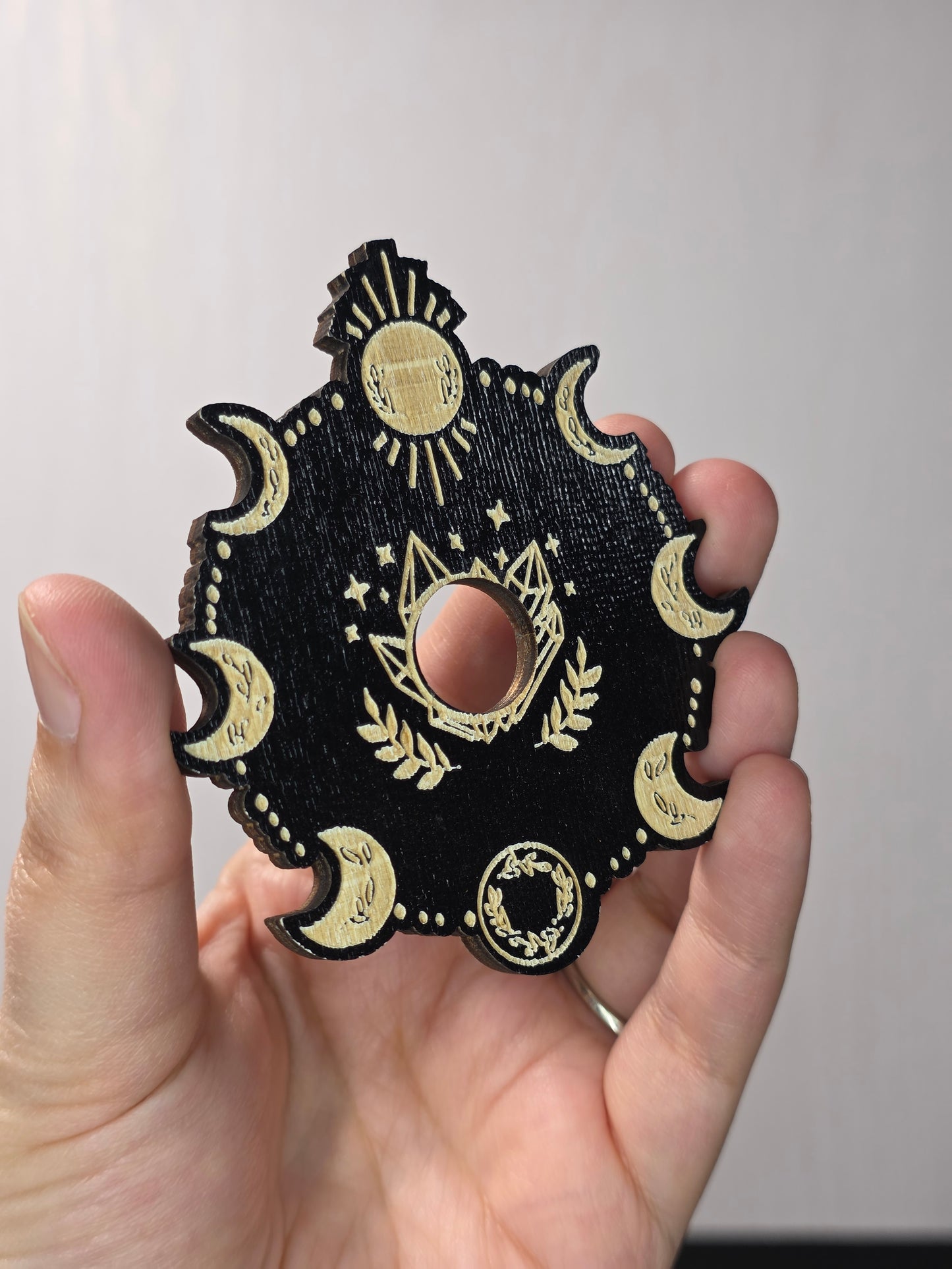 Laser Cut Wooden Sphere Stands