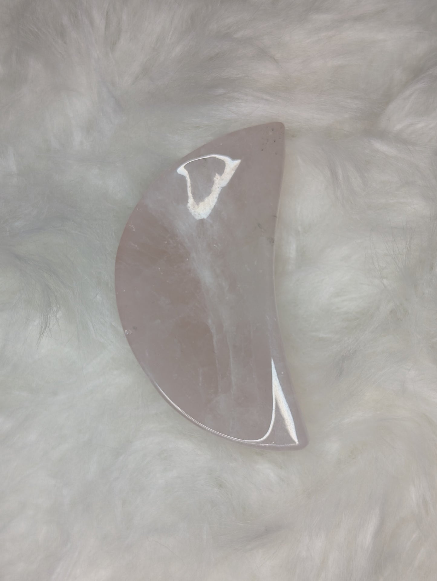 Rose Quartz Moon Bowl