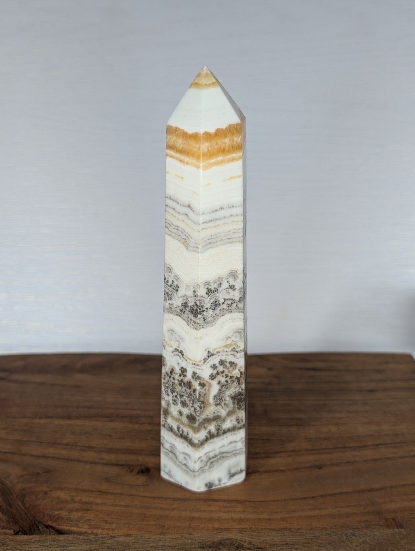 Dendritic Orange Calcite Tower (AB99)