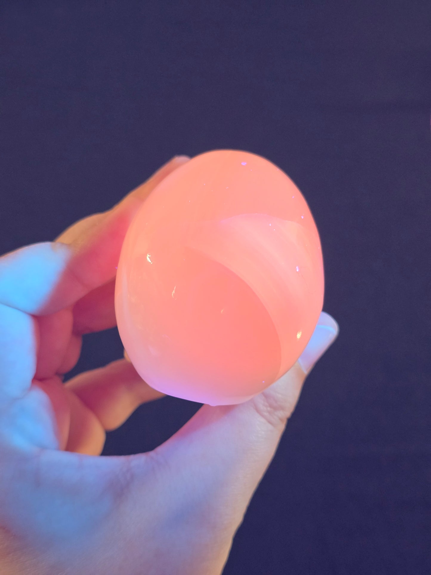 Mexican Green Calcite Skull Carving