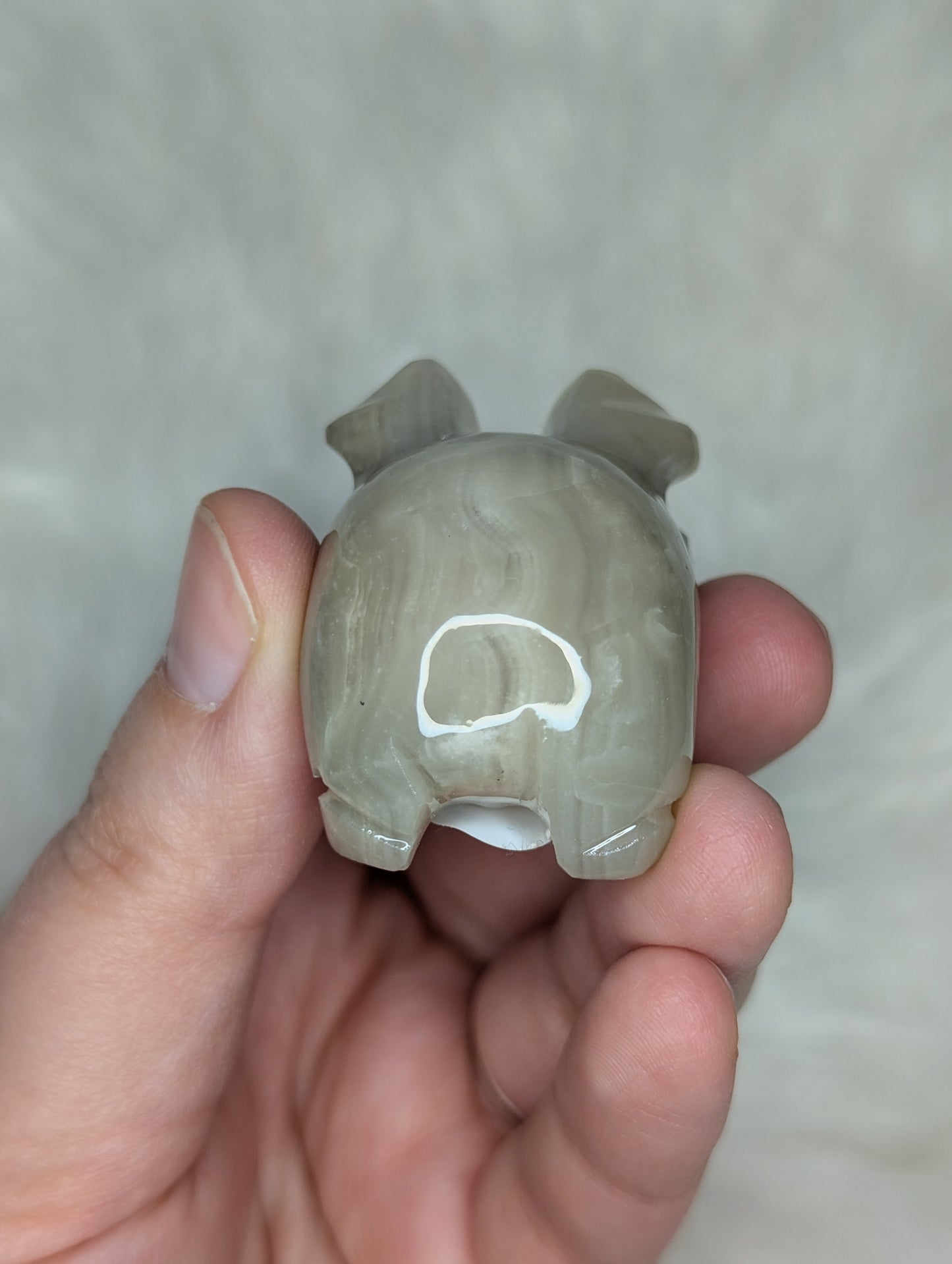 Marble Pig Carving
