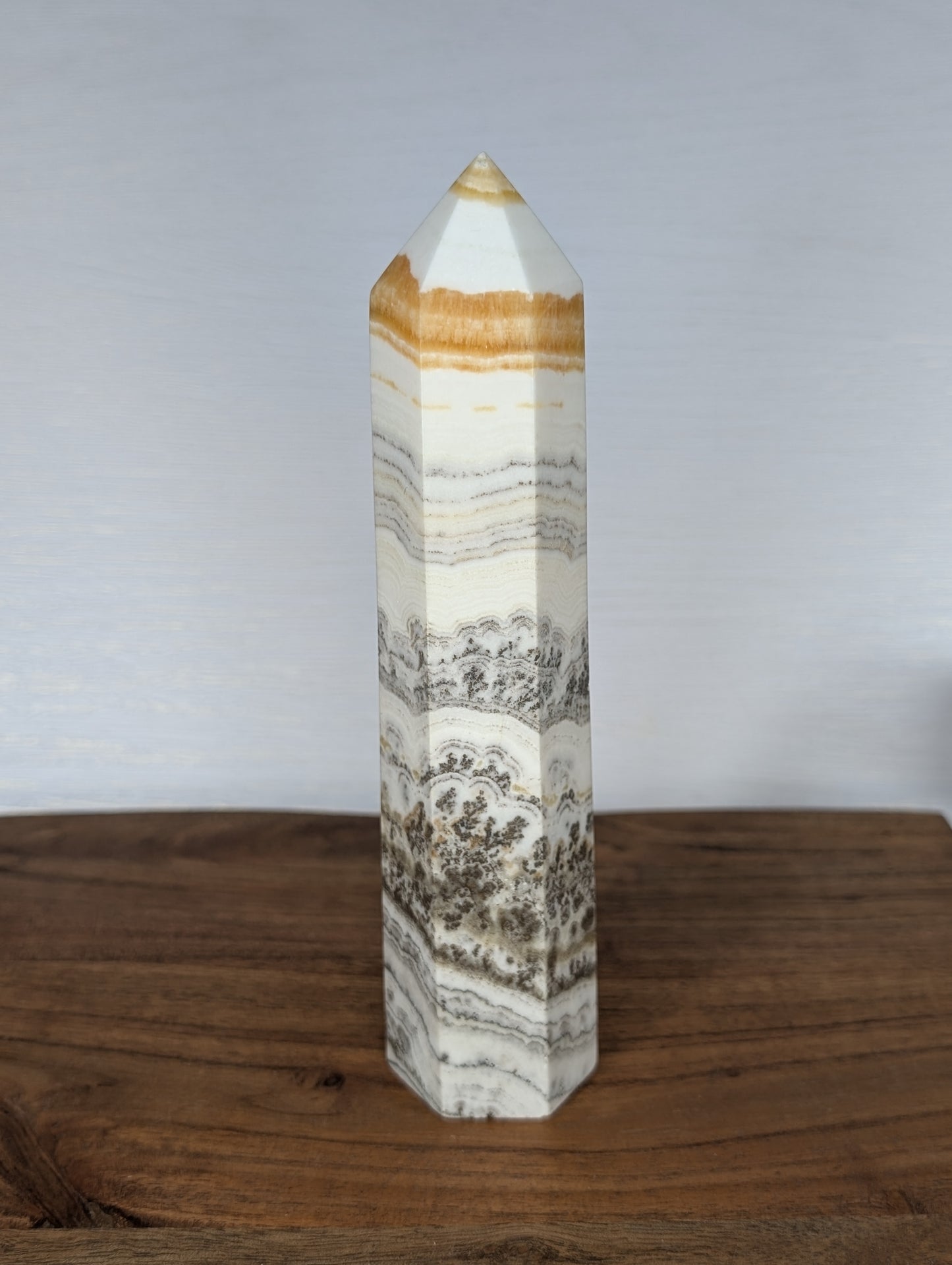 Dendritic Orange Calcite Tower (AB99)
