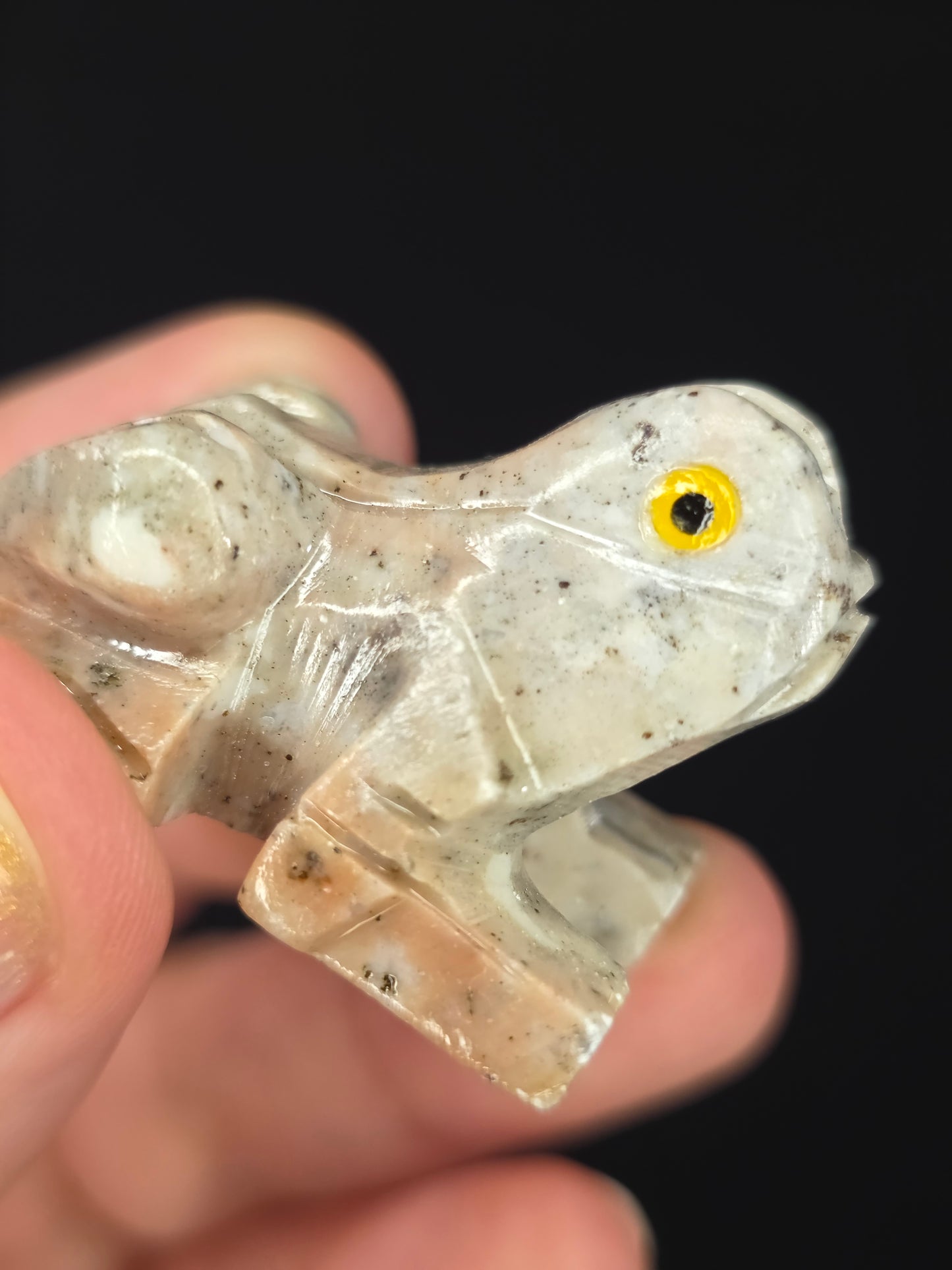 Soapstone Frog Carving