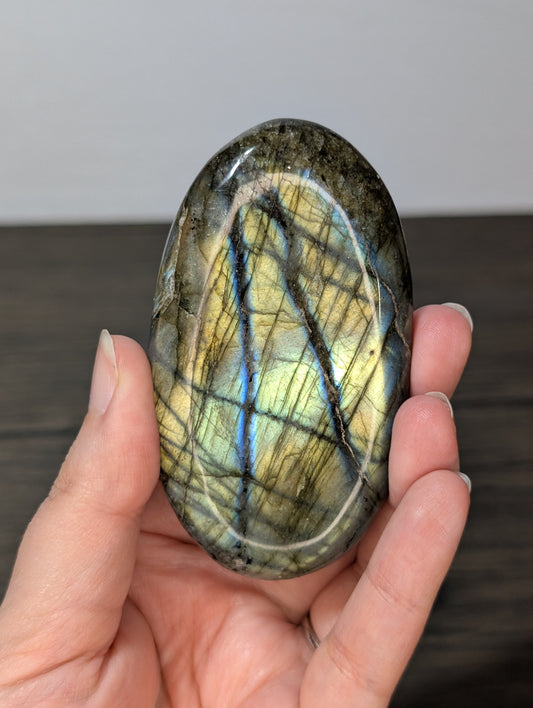 Large Labradorite Palm Stone