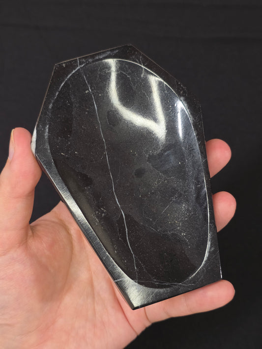 Black Marble Coffin Bowl