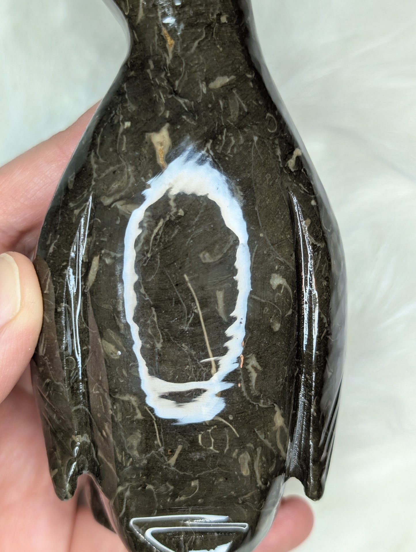 Marble Penguin Carving BX38