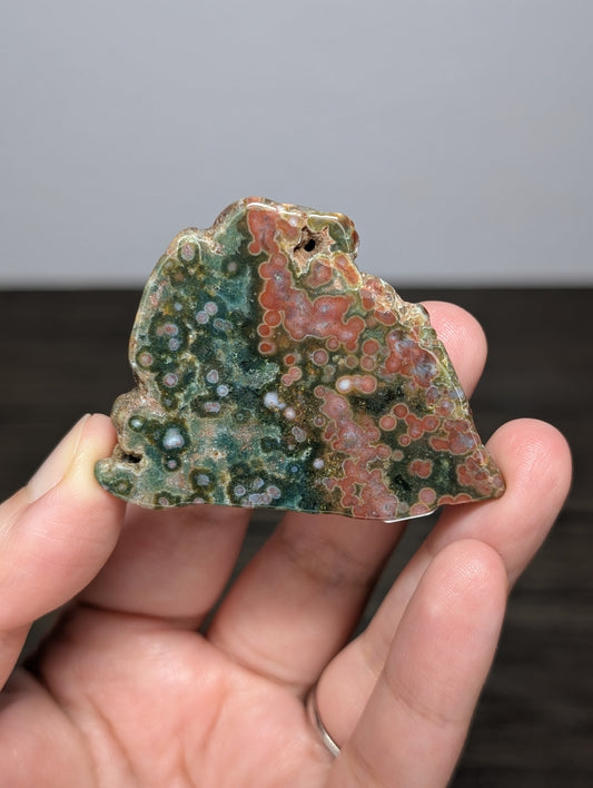 Orbicular Jasper Slab/Freeform