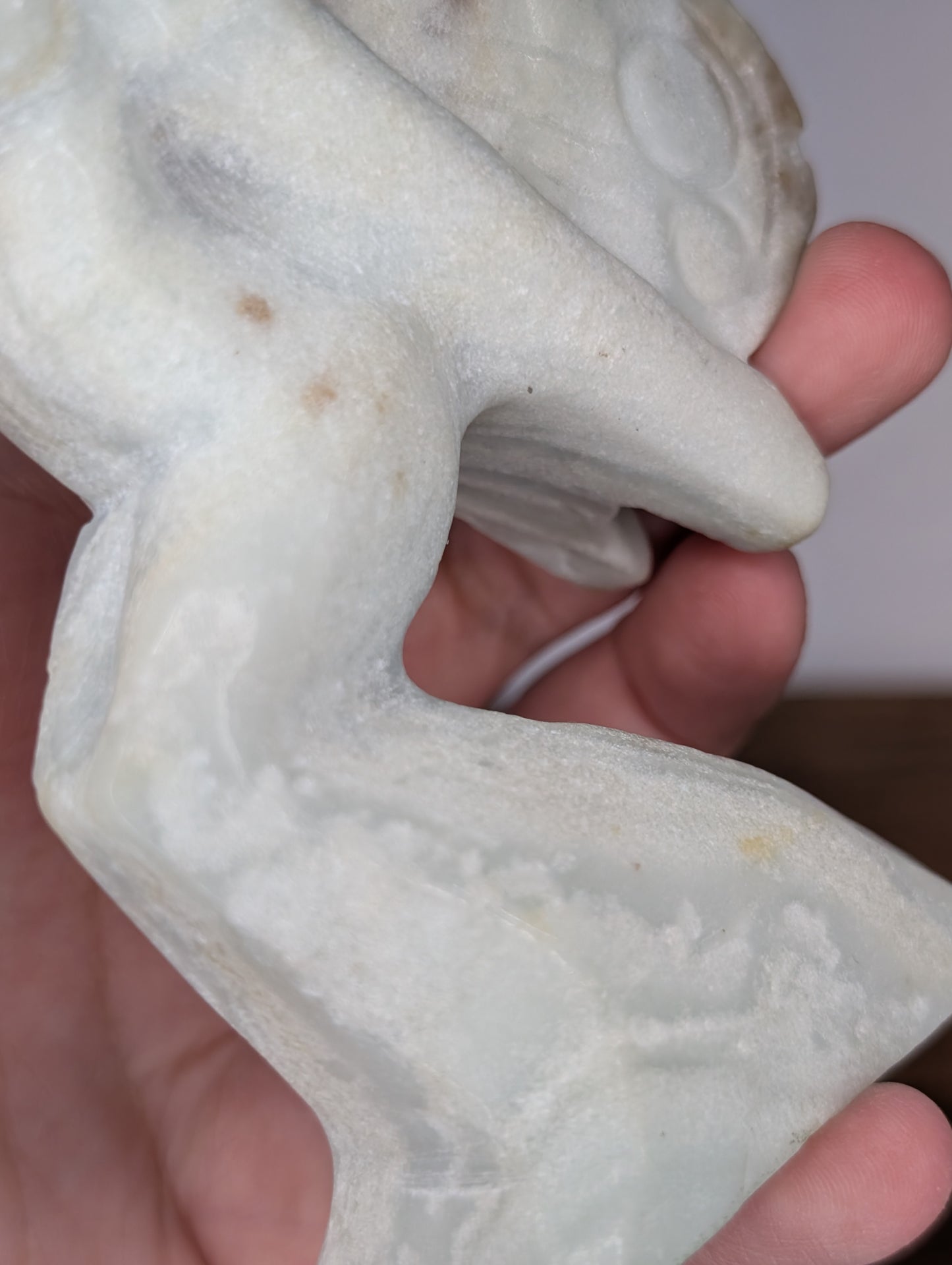 Caribbean Calcite (Madonna) Fairy Carving (AE93)