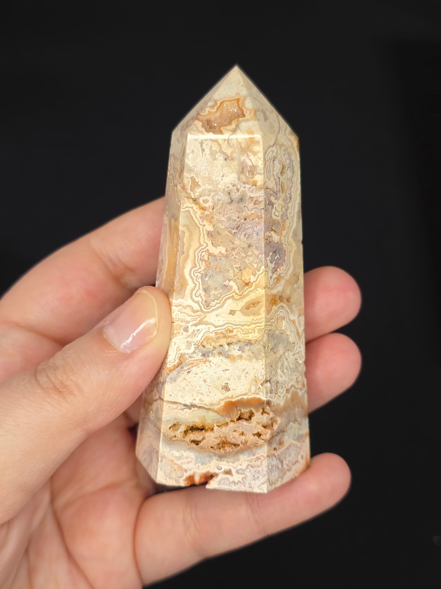 Crazy Lace Agate Tower