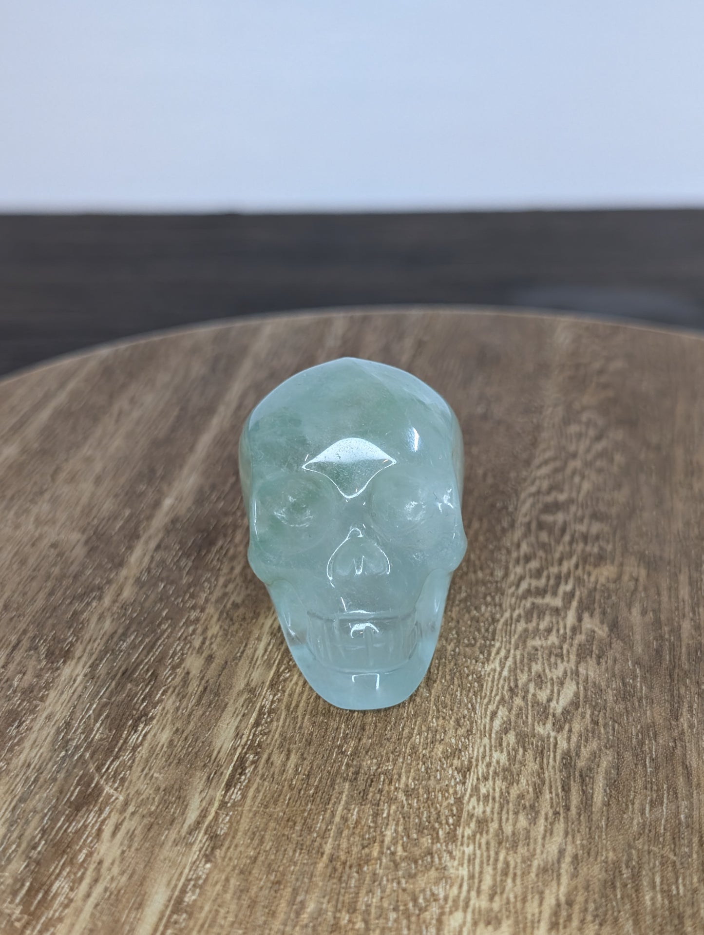 Green Fluorite Skull Carving (AS78)
