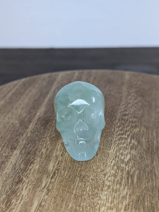 Green Fluorite Skull Carving (AS78)