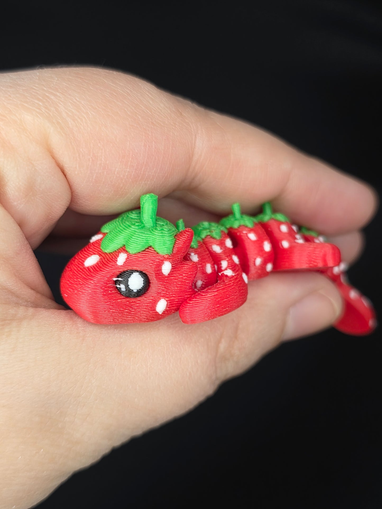 3D Printed Strawberry Dragon