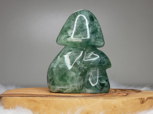 Fluorite Mushroom Carving (BL21)