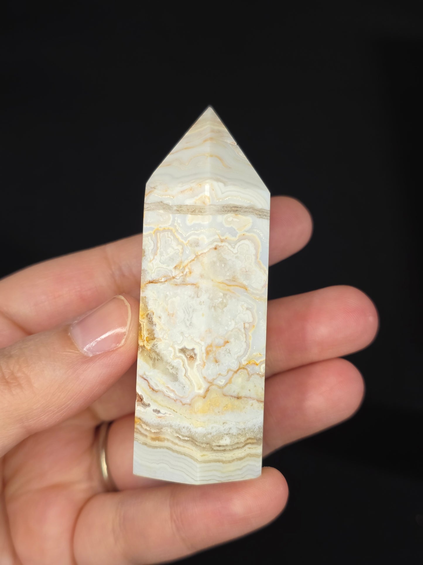 Crazy Lace Agate Tower
