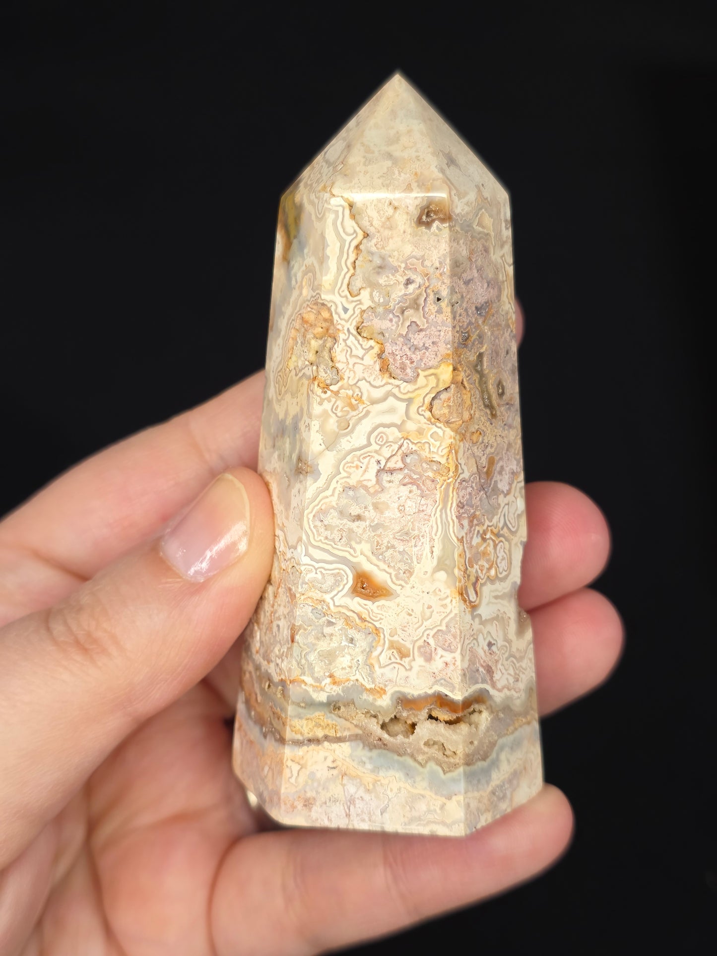 Crazy Lace Agate Tower