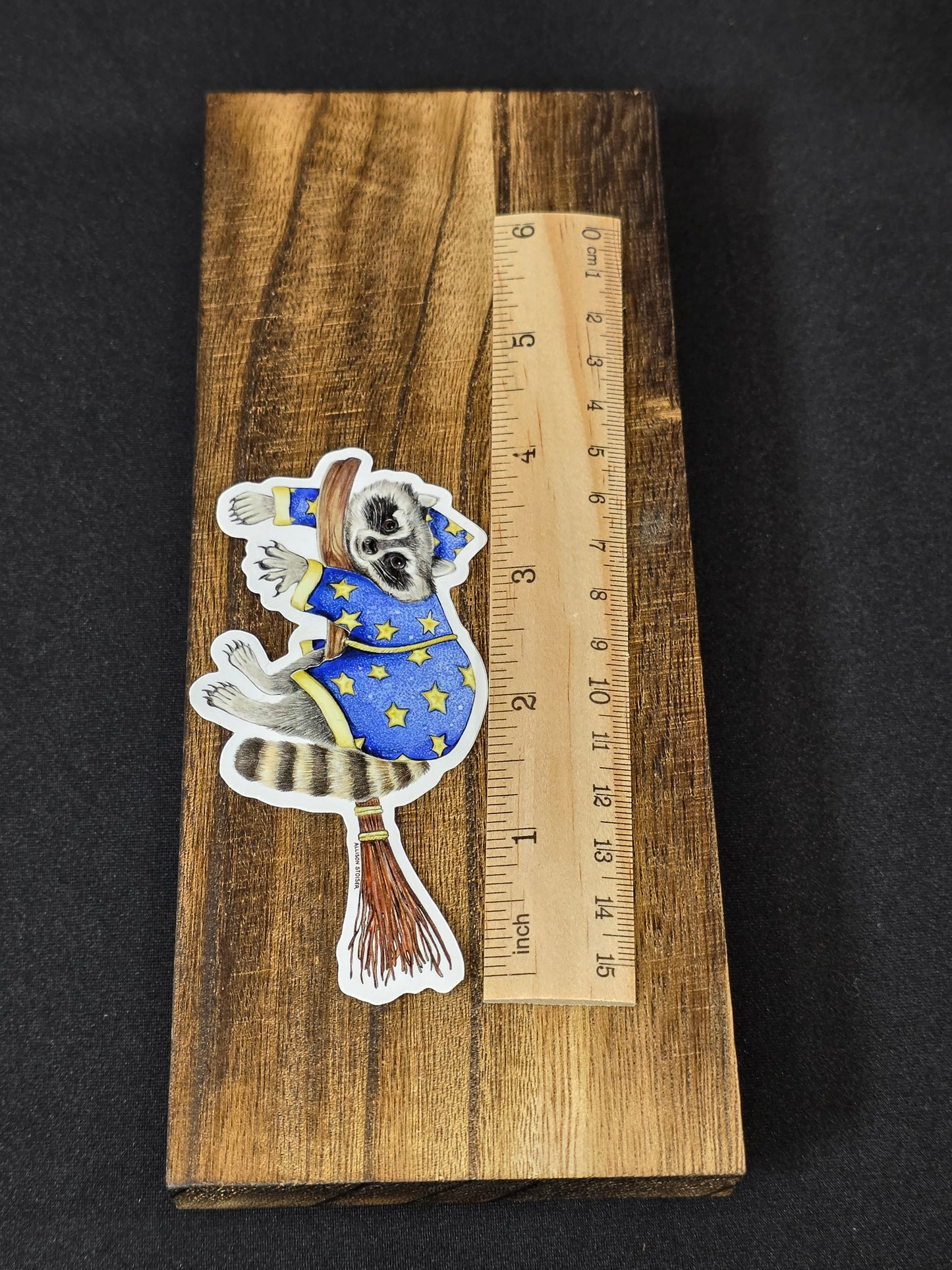 Wizard Raccoon Sticker