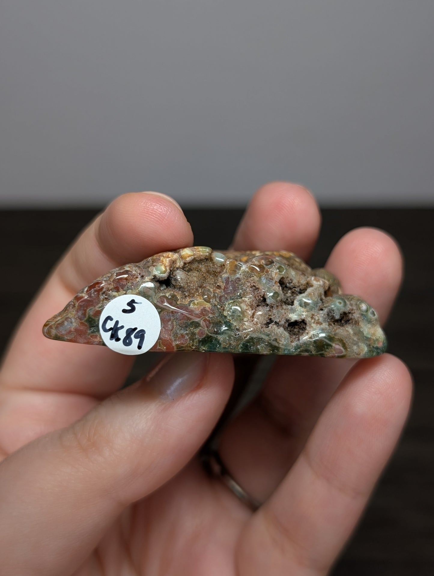 Orbicular Jasper Slab/Freeform