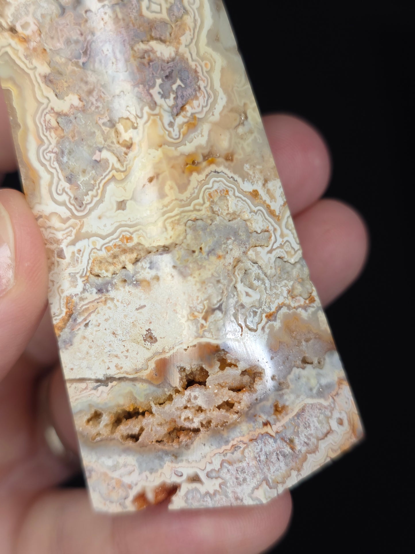 Crazy Lace Agate Tower
