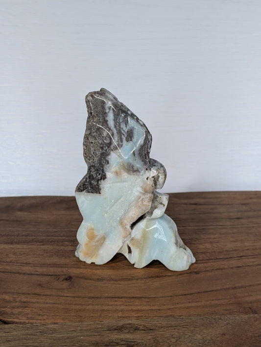 Caribbean Calcite Fairy Carving (AE94)