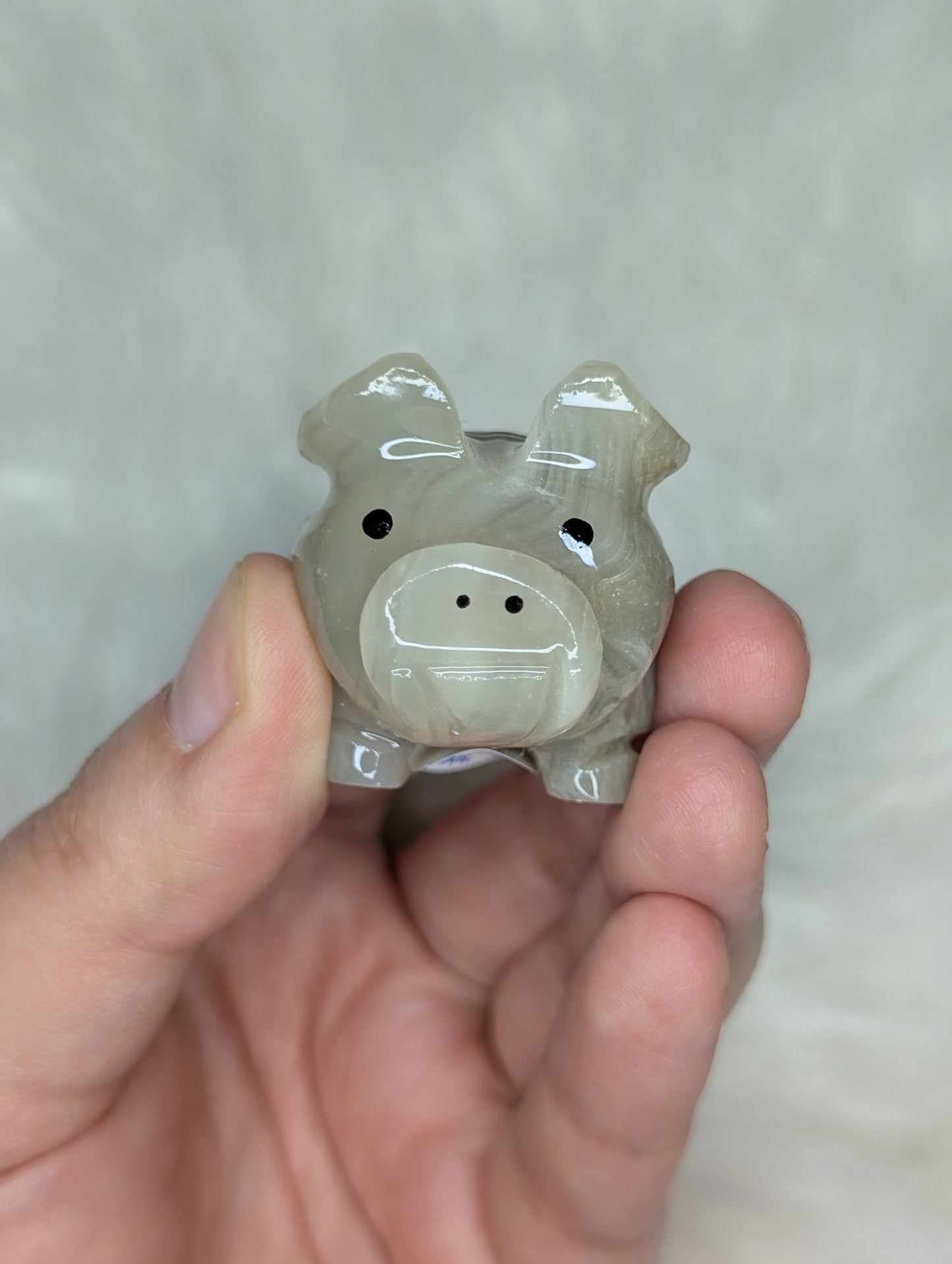 Marble Pig Carving