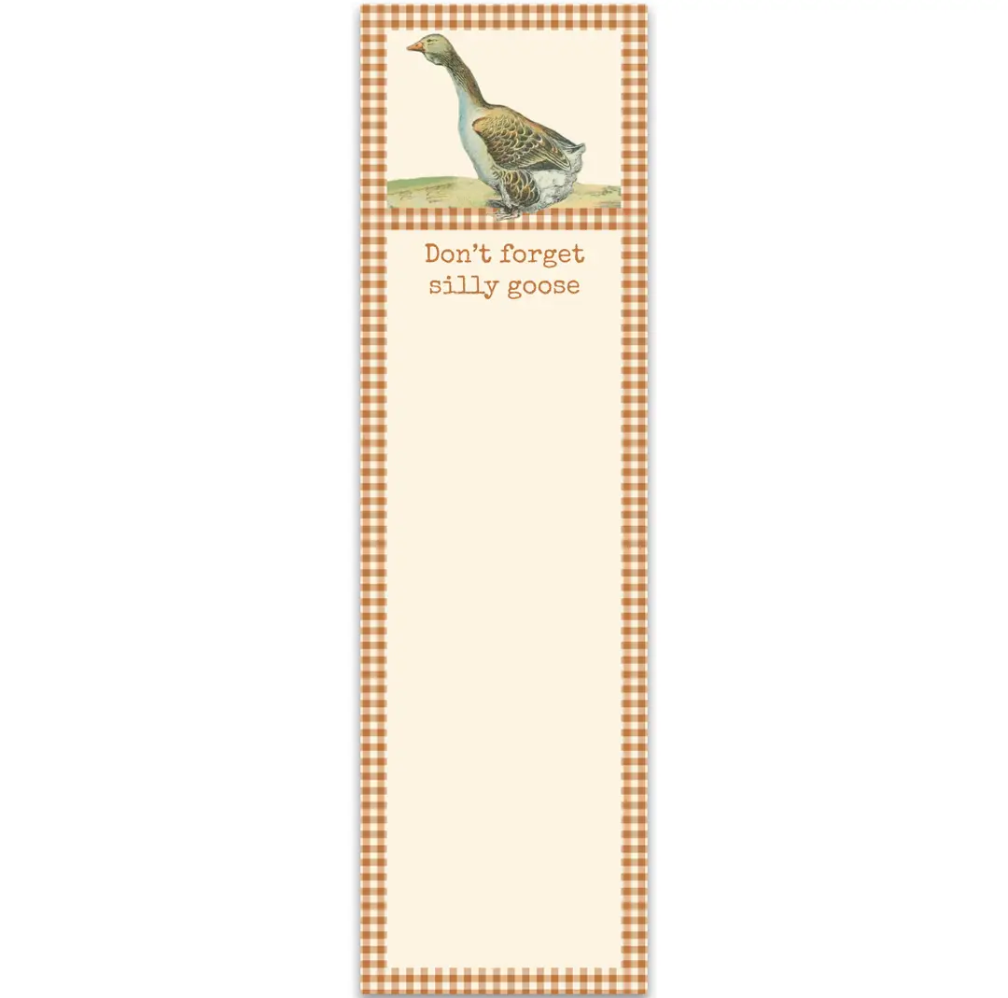 Silly Goose Magnetic Notepad